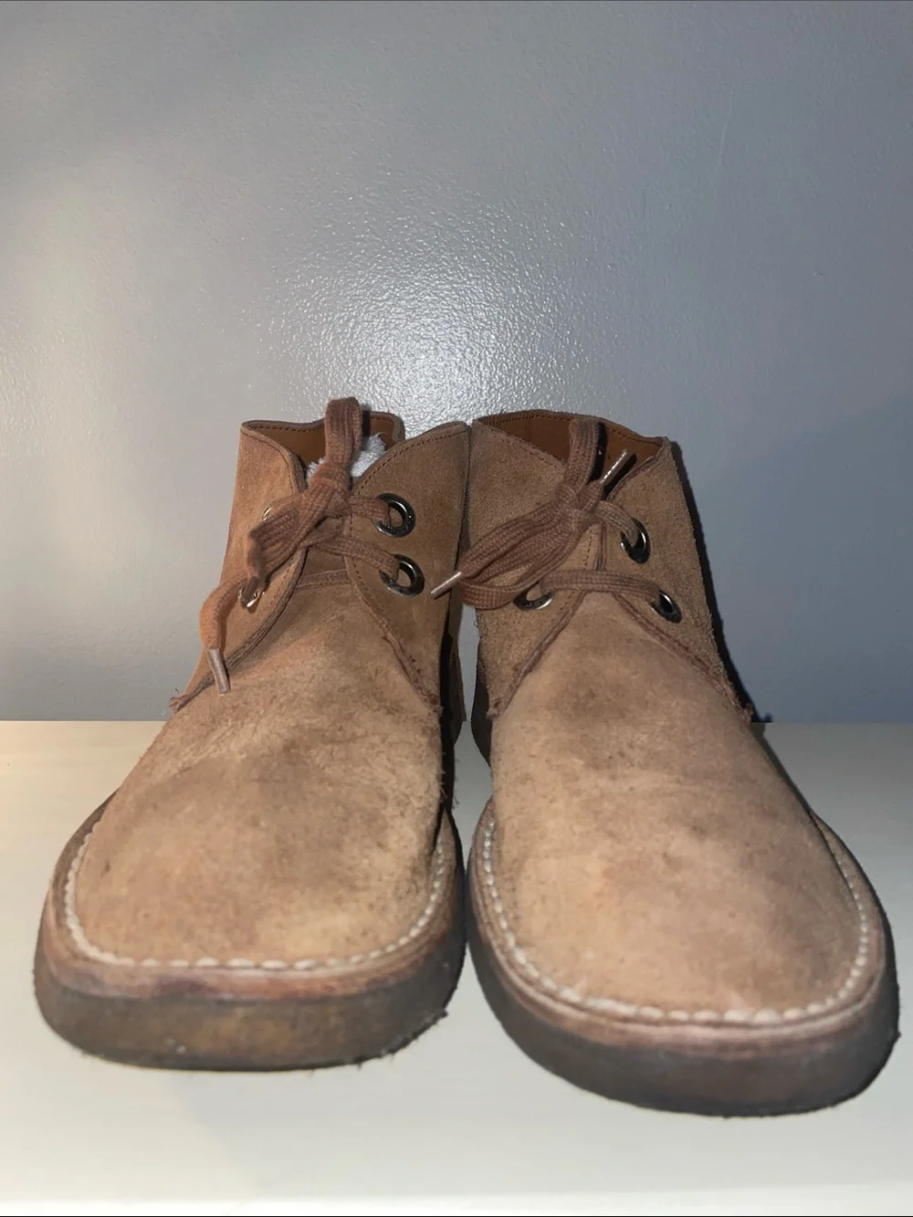 Bata Safari Kenya Suede Chukka Boots Brown Handmade Men's Size 8